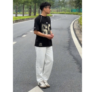Quần Nỉ Dài 2 Da HS HOÀNG SỰ GROUP Unisex Nam Nữ Cạp Chun Form Suông Ống Baggy Basic BAGGY2DA