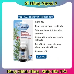 Tinh Dầu Tràm Trà Đức Mivolis 30ml, Dầu Thiên Nhiên Thuần Khiết 100%, Chăm sóc da mụn, Giảm Cảm Lạnh