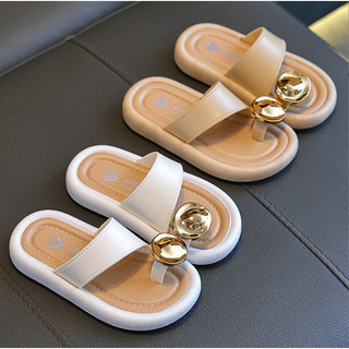 Dép Lê Xỏ Ngón Đính Charm Cao Su Mềm Êm Cho Bé Gái K244