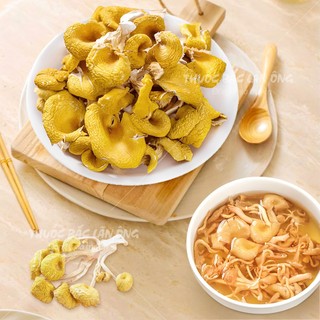 Nấm mỡ gà khô 100g, nấm chân vịt và tổng hợp các loại nấm quý, thơm ngon, bổ dưỡng - Lãn Ông