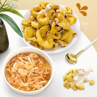 Nấm mỡ gà khô 100g, nấm chân vịt và tổng hợp các loại nấm quý, thơm ngon, bổ dưỡng - Lãn Ông