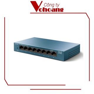 Switch Vỏ Thép 8 Cổng TP-Link LS108G với 8 cổng LAN Gigabits 10/100/1000Mbps