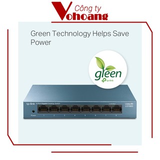 Switch Vỏ Thép 8 Cổng TP-Link LS108G với 8 cổng LAN Gigabits 10/100/1000Mbps