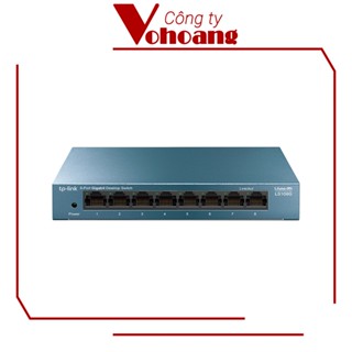 Switch Vỏ Thép 8 Cổng TP-Link LS108G với 8 cổng LAN Gigabits 10/100/1000Mbps