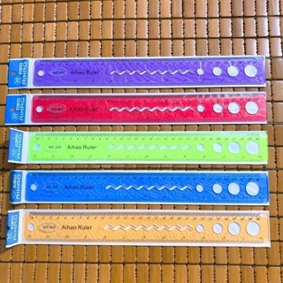 Thước Kẻ Nhựa Dẻo Nhiều Màu 20cm, 30cm - Uốn Cong Thoải Mái Không Lo Bị Gãy, Thích Hợp Với Lớp 1-Lớp 12.