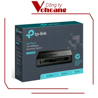 TP-Link TL-SF1016D Switch 16 cổng 10/100Mbps chia tín hiệu để bàn