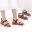 Giày Sandal Nữ 5cm Quai Ngang Cutout Laser Pixie H401