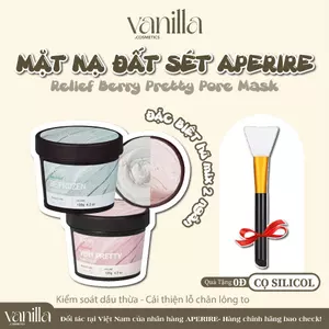 Mặt nạ đất sét Aperire màu xanh và màu hồng làm sạch da và điều tiết dầu thừa