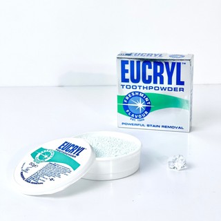 Bột trắng răng Eucryl và kem đánh răng trắng răng Eucryl