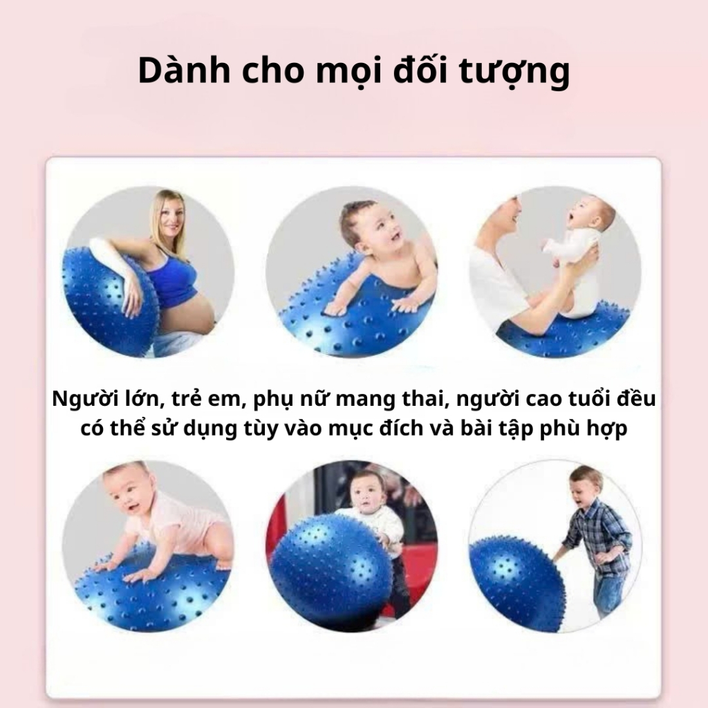 BÓNG TẬP THỂ DỤC, MASSAGE BẰNG GAI - CHĂM SÓC SỨC KHỎE TOÀN DIỆN NGAY TẠI NHÀ