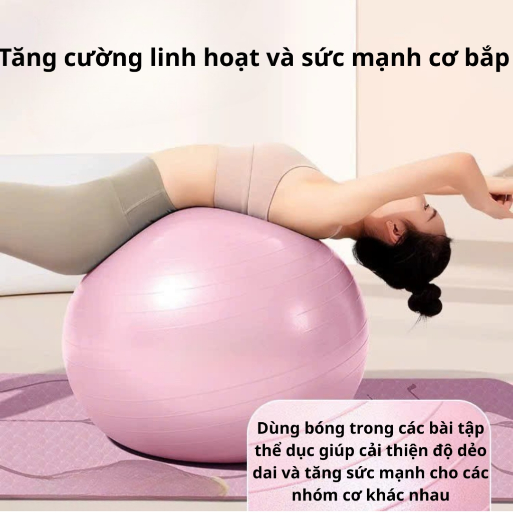 BÓNG TẬP THỂ DỤC, MASSAGE BẰNG GAI - CHĂM SÓC SỨC KHỎE TOÀN DIỆN NGAY TẠI NHÀ