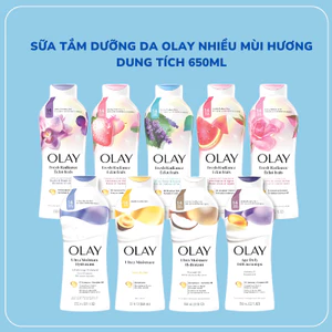 Sữa tắm dưỡng da Olay nhiều mùi hương