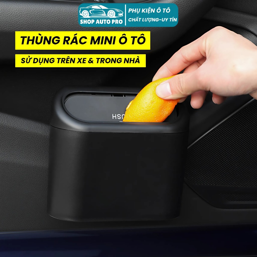 Thùng Rác Mini Ô Tô, Hộp Đựng Rác Nhỏ Gọn Kẹp Trên Xe, Thùng Rác Xe Hơi ...