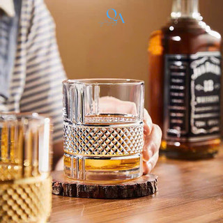 Ly ROCK thủy tinh, ly WHISKY, cốc uống R ngoại, wine glass, CHIVAS, HONGLI cao cấp THÂN KIM CƯƠNG 300ML