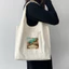 Túi vải canvas đeo vai bộ sưu tập tranh làng nghề truyền thống Việt Nam-túi tote liền thân trẻ trung đựng đồ tuicwh05