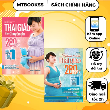 Combo Sách - Thai giáo theo chuyên gia + Hành trình thai giáo 280 ngày mỗi ngày đọc một trang