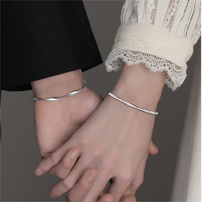 [ HỢP KIM BẠC ] Vòng Tay Đôi "Forever Us" bạc S925 Không Gỉ Tặng Người Yêu, Lắc Tay Đôi Tình Yêu IMOON041