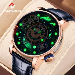 Đồng Hồ Cơ Nam HANBORO WATCH 1020 [55] Chính Hãng Full box | Bảo hành 5 năm