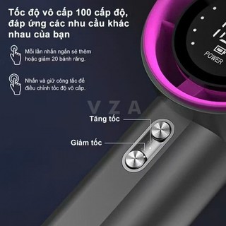 Bảo hành 12 tháng Quạt cầm tay mini N68 100 cấp độ gió, Quạt sạc mini, Màn hình hiển thị pin 5000mAh