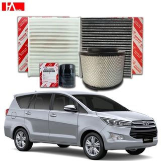 {Toyota Innova} Combo Lọc dầu nhớt -  Lọc gió điều hòa - Lọc gió động cơ Toyota Innova