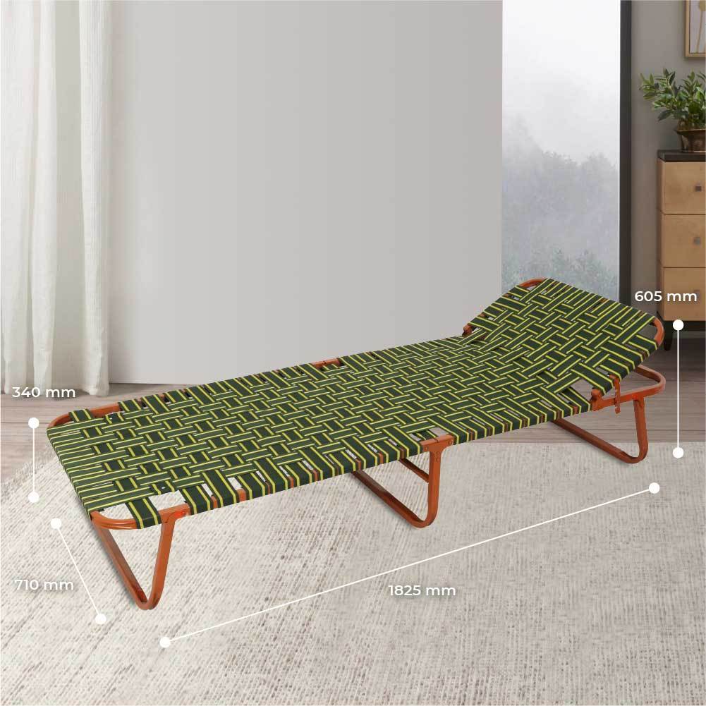 Giường gấp gọn Felix vuông QUI PHÚC, dây dù bản lớn, thoải mái, tiện lợi, dễ dàng cất giữ, mang đi