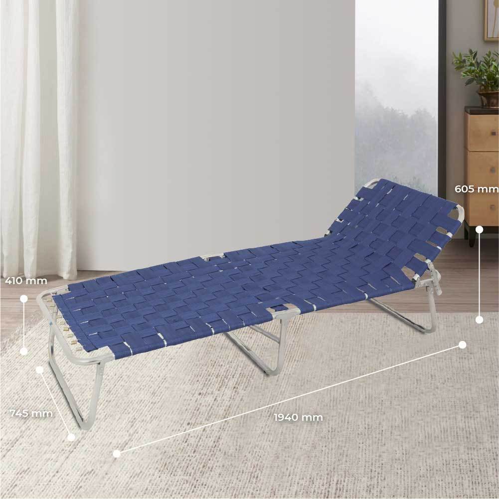 Giường gấp gọn Deli QUI PHÚC, dây dù, chắc chắn, êm ái, co giãn tốt, tiết kiệm không gian, thoải mái, thư giãn