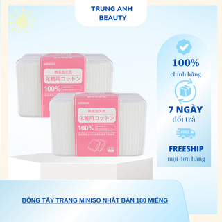 1000 MIẾNG BÔNG TẨY TRANG MINISO NỘI ĐỊA NHẬT