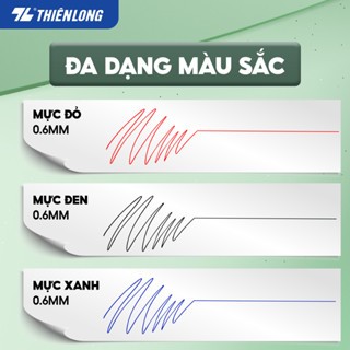 Bút Bi Thiên Long-Nét Bút Êm Trơn-Không Gai Giấy