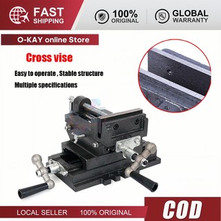 Công Cụ Bàn Phẳng Chéo Vise - 3in & 4in, Dùng Cho Máy Phay Khoan