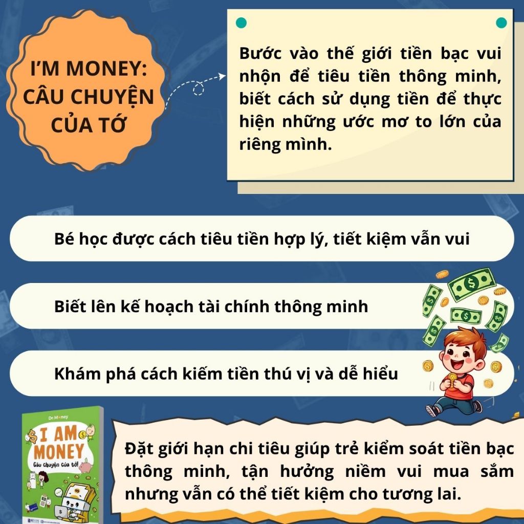 Sách Giáo Dục Tài Chính Cho Trẻ Cho Học Sinh 10 đến 15 tuổi - I AM MONEY - Trang Bị Bản Lĩnh Tài Chính Cho Thế Hệ Trẻ