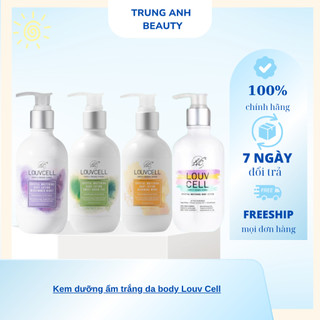 Kem dưỡng ẩm trắng da body Louv Cell Crystal Whitening Body Lotion