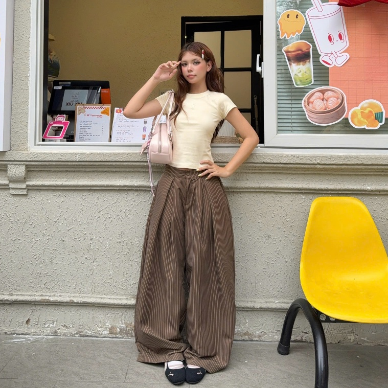 Quần Dài Kẻ Sọc Ống Rộng Outerity Striped / Form Rộng Unisex Mềm Mịn Thoáng Mát Nam Nữ | BigBuy360 - bigbuy360.vn