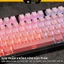 Keycap topographic 4.0 Sakura xuyên led vân gradient nhựa pbt dùng cho bàn phím cơ