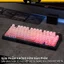 Keycap topographic 4.0 Sakura xuyên led vân gradient nhựa pbt dùng cho bàn phím cơ