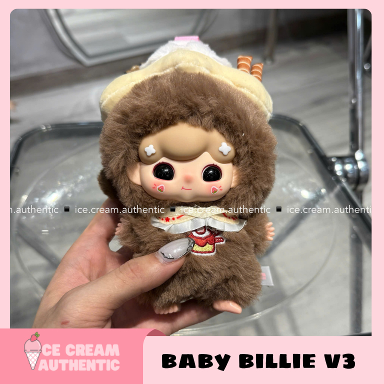 [Hỏa tốc HCM] Blind Box Móc khoá gấu bông Baby Billie V3 Full Body  chính hãng