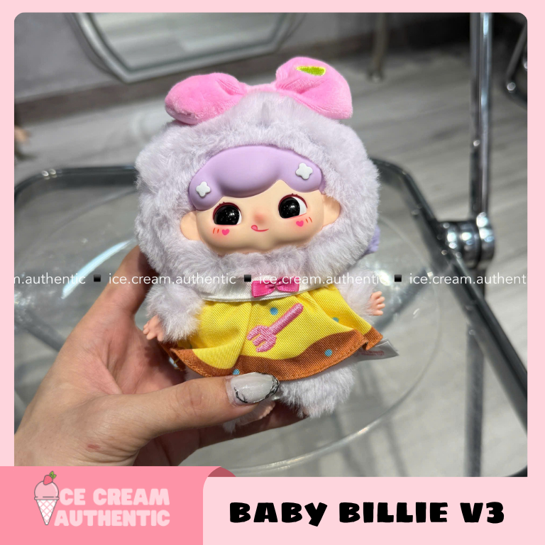[Hỏa tốc HCM] Full set 6 hộp mù Baby Billie V3 Plush chính hãng
