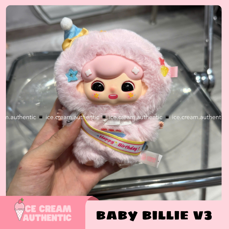 [Hỏa tốc HCM] Blind Box Móc khoá gấu bông Baby Billie V3 Full Body  chính hãng