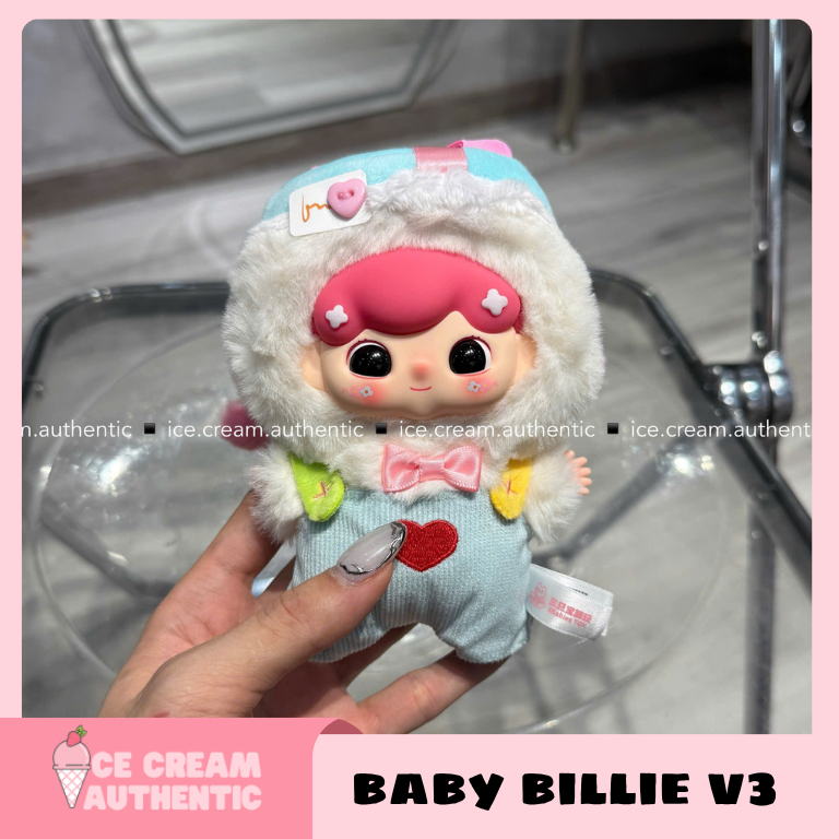 [Hỏa tốc HCM] Blind Box Móc khoá gấu bông Baby Billie V3 Full Body  chính hãng