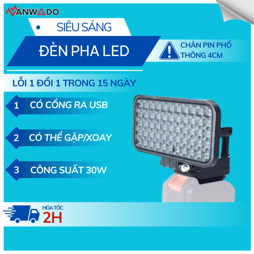 Đèn Pin Led Có Cổng Sạc Điện Thoại, Đèn Pha Led Dùng Chân Pin Phổ Thông ...