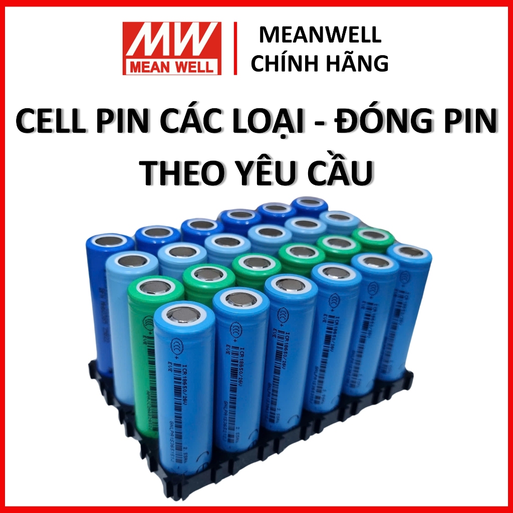 Cell pin các loại, đóng pin theo yêu cầu, pin xe đạp điện, pin máy ...
