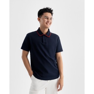 Áo Polo Ngắn Tay Vải S.Café Phối Cổ Form Fitted - Routine 10S25POL004