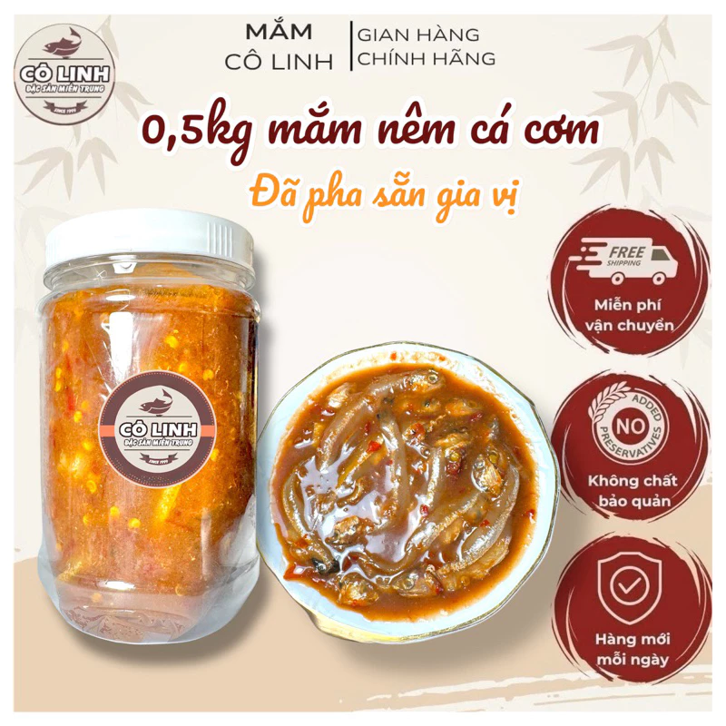Mắm Cá Cơm Pha Sẵn 500g – Mắm Cá Cơm Đậm Vị, Ăn Liền, Chuẩn Vị Truyền Thống