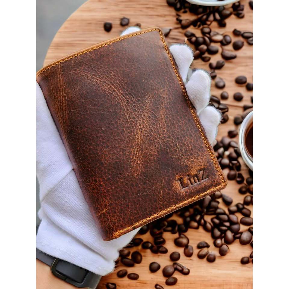Ví Nam RAVEN, Da Bò Sáp Wax Nhập Khẩu, Chất Da Bền Bỉ, Càng Dùng Càng Bóng Đẹp, Ví Da Nam Thương Hiệu