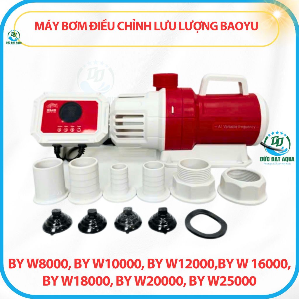 máy bơm hồ koi điều chỉnh lưu lượng 12 mức Baoyu BY-W series BY W8000-10000-12000-16000-18000-20000-25000 4