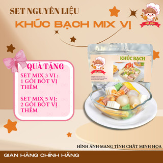 Set Nguyên liệu làm khúc bạch mix nhiều vị, khúc bạch trái cây, khúc bạch tầng siêu ngon Bếp LISA