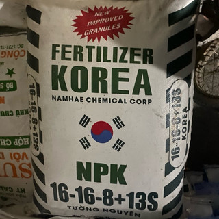 (50kg) Phân bón NPK Hàn Quốc 16-16-8+TE tan nhanh giúp cây bung chồi, đâm đọt, phục hồi, tăng năng suất cây trồng