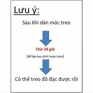 Móc dán tường siêu dính chịu lực 3kg, móc dán tường vỉ 2 cái,3 cái