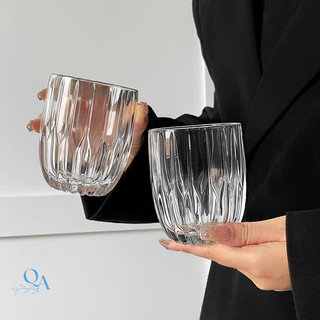 Ly ROCK thủy tinh, ly WHISKY, wine glass, CHIVAS | Ly cà phê, sinh tố, cocktail HONGLI thân vòng cung cao cấp 300ML