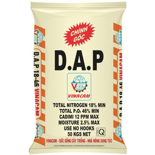 (50Kg) Phân bón DAP Nga VINACAM chuyên cho cây rau, cây ăn trái, cây cảnh, xanh lá được lâu, tốt cho rễ