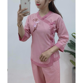 Đồ Lam Đi Chùa # Tim Phối # Đồ Bộ Nữ # Quần Áo Nữ